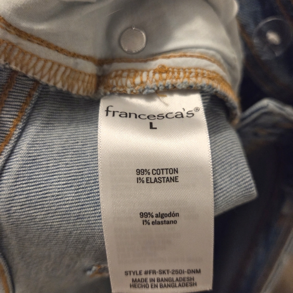 Y2K Harper Heritage Denim Wrap Skirt NWT. Size L. - Picture 3 of 4